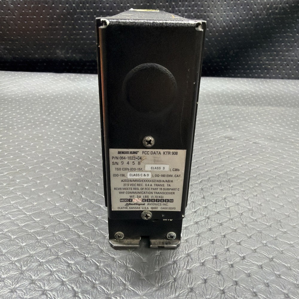 KTR 908 Transceiver - VHF COMM Bendix King P/N: 064-1023-04