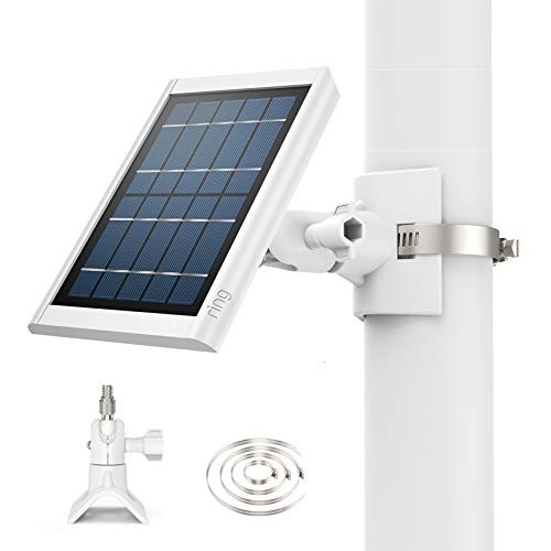 Universal Solar Panel Mount for Eufy/Ring/Reolink/Arlo Solar Panel 1 Pack White