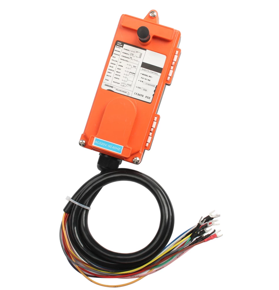 F21-E1B Industrial Wireless Crane Radio Remote Control Hoist Controller AC 24V