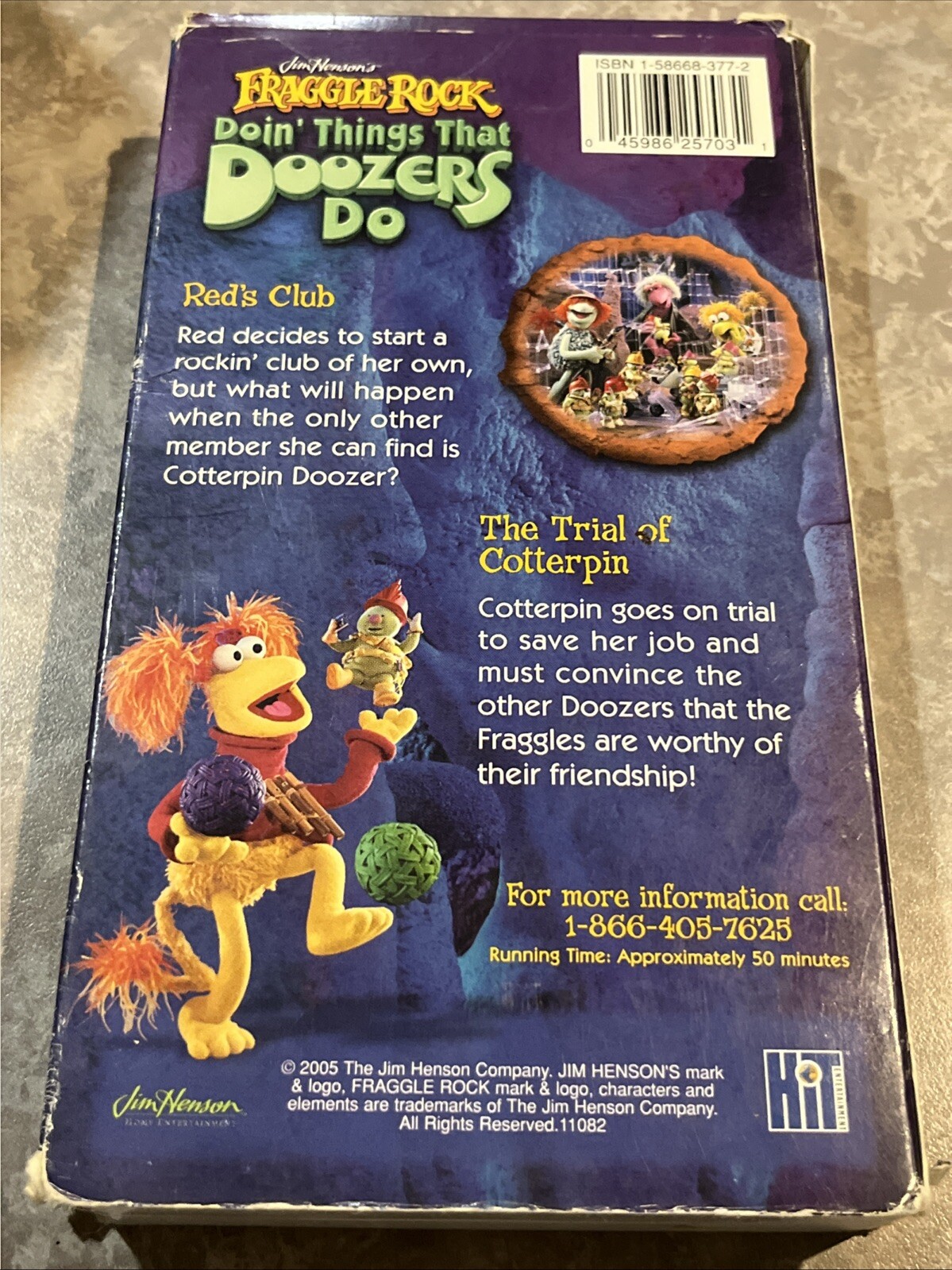 Fraggle Rock Doin Things That Doozers Do VHS 2005 Jim Henson Hit Entertainment