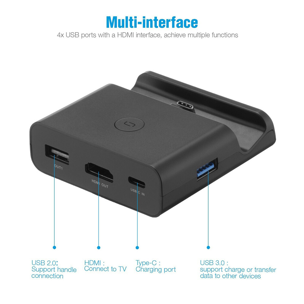 For Nintendo Switch Docking Station Stand Console Charging Dock TV HDMI Adapter