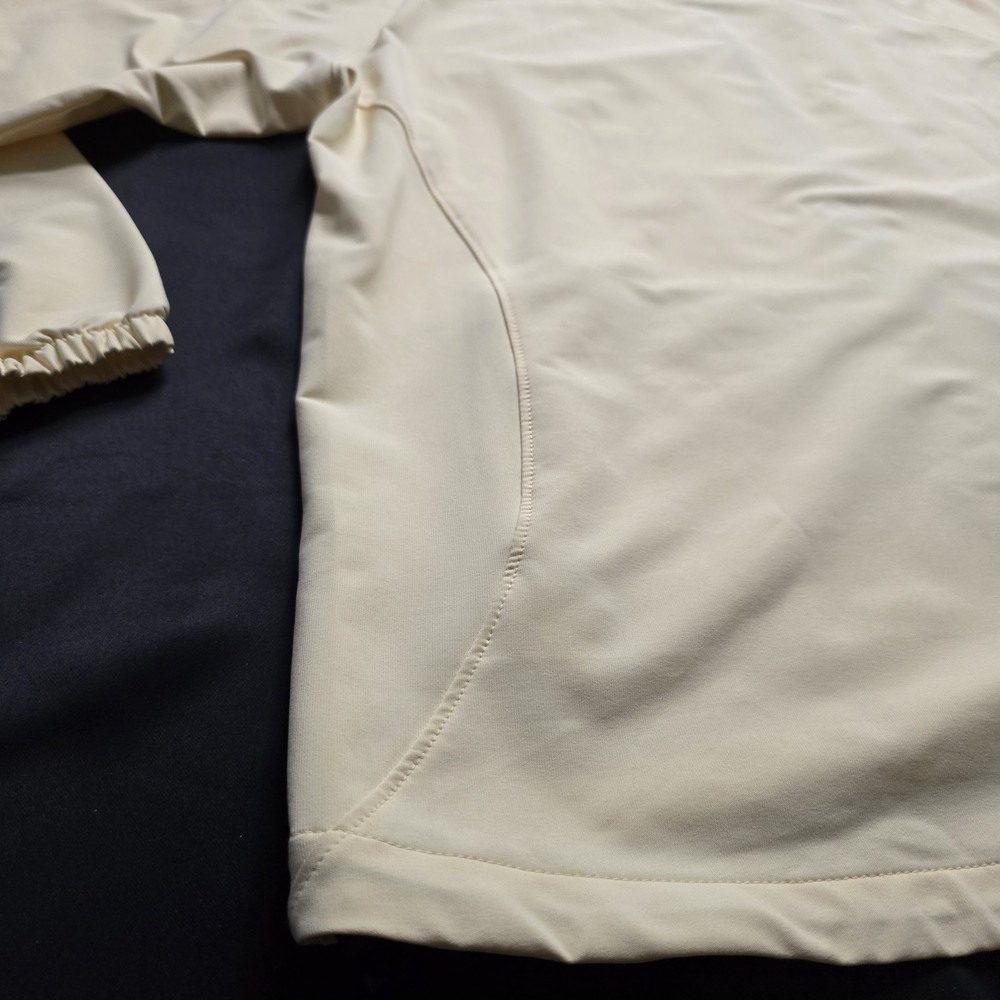 Peter Millar Jacket E4 Performance Windbreaker Full Zip Golf Light Yellow Men L