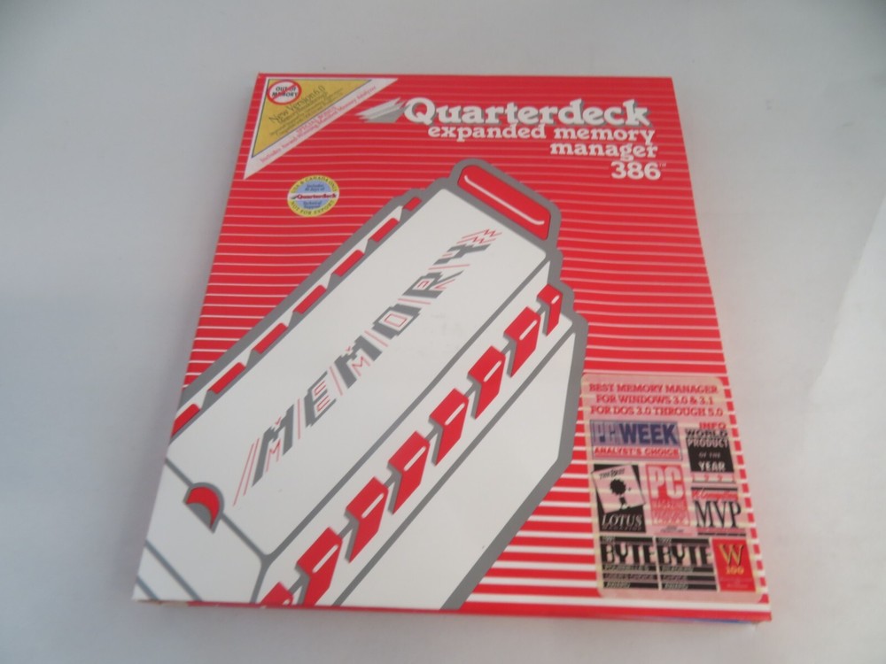 Vintage Quarterdeck expanded memory manager 386 3.5"  ST533B38