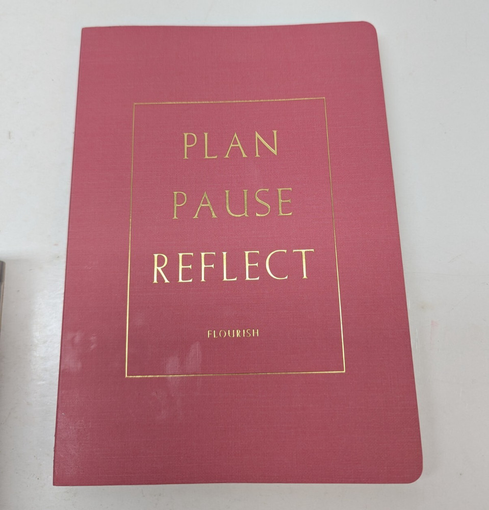 Plan, Pause Reflect Journal Fuchsia Guided Daily Reflection Journal Gartner HC