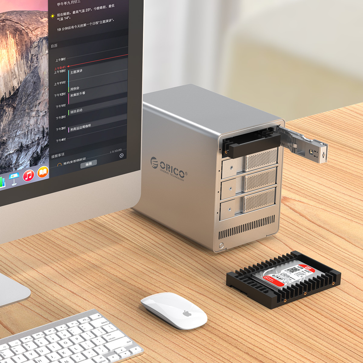 ORICO SATAIII 2.5 to 3.5'' Hard Drive Adapter Converter fr 7/9.5 /12.5mm HDD SSD