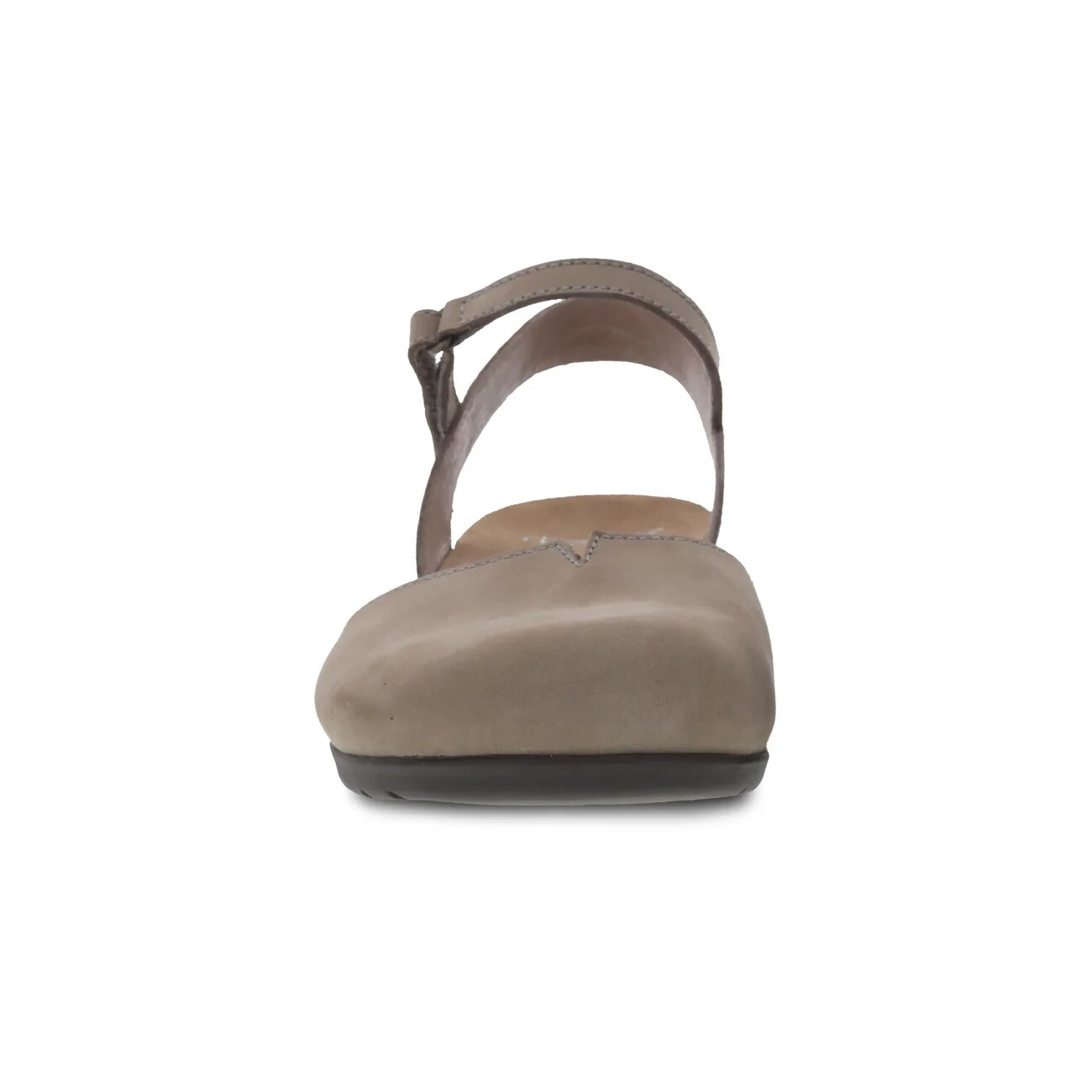 Dansko Women's Rowan Closed Toe Sandals - Taupe Milled Nubuck NWB