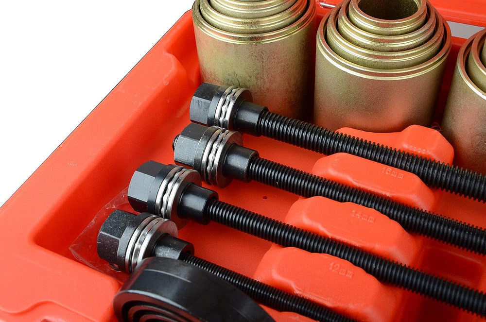 Universal Press and Pull Sleeve Kit Bushes Bearings Remove Install Garage Tools