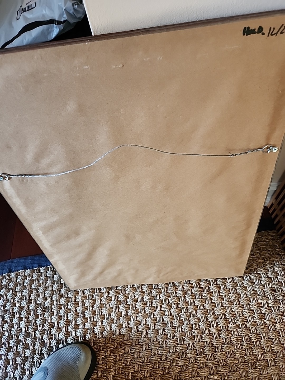 Young African American Girl Original Drawing Date 1983 Double Matted Under Glass