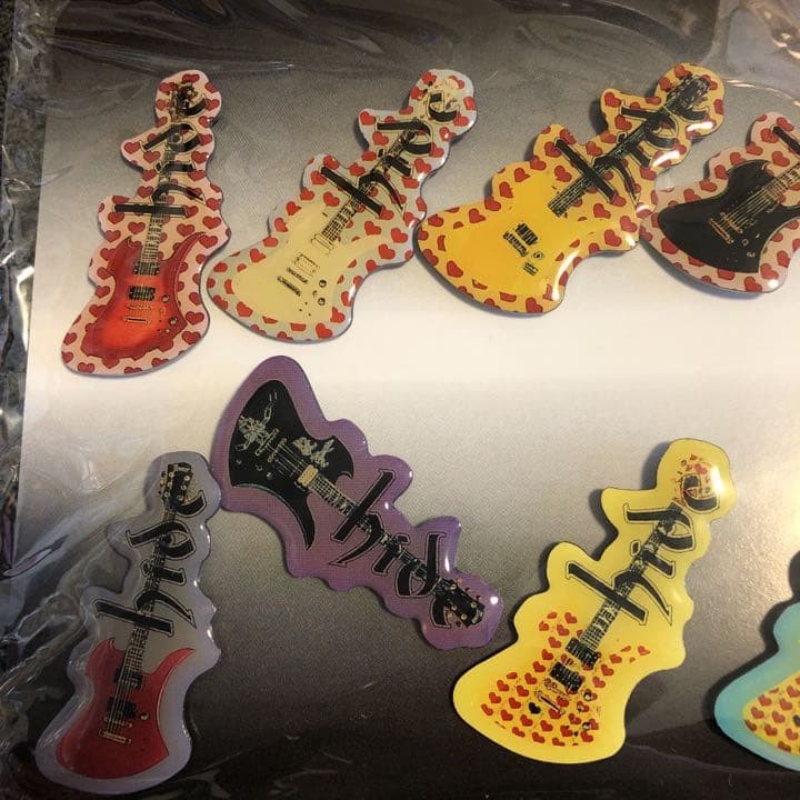 hide pin badge set guitar