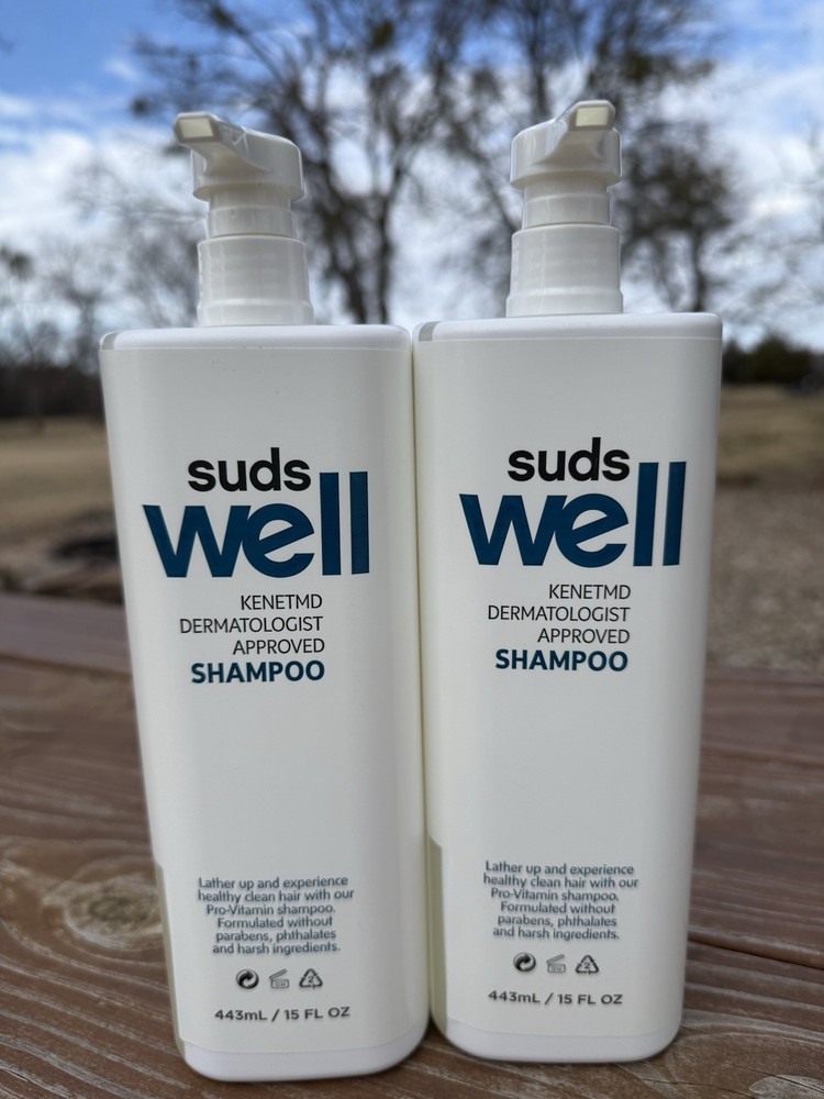KenetMD Well Suds Shampoo 2 Bottle / 15oz Each