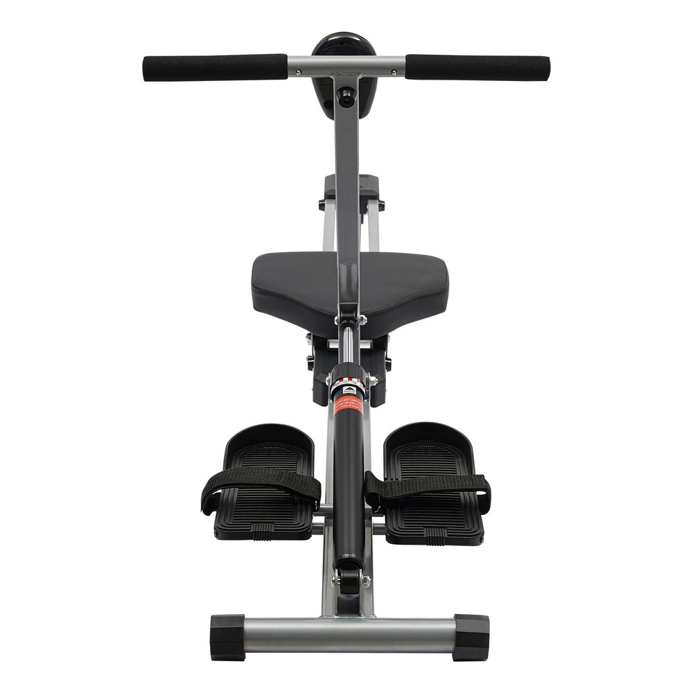 Foldable Rowing Home Rowing Exercise Machine Hydraulic Rowing Machine LED Meter