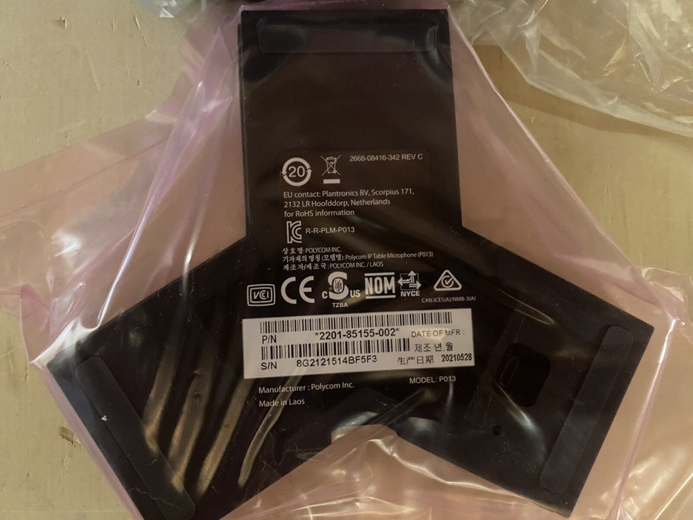 Poly 2201-85155-002 Polycom IP Microphone