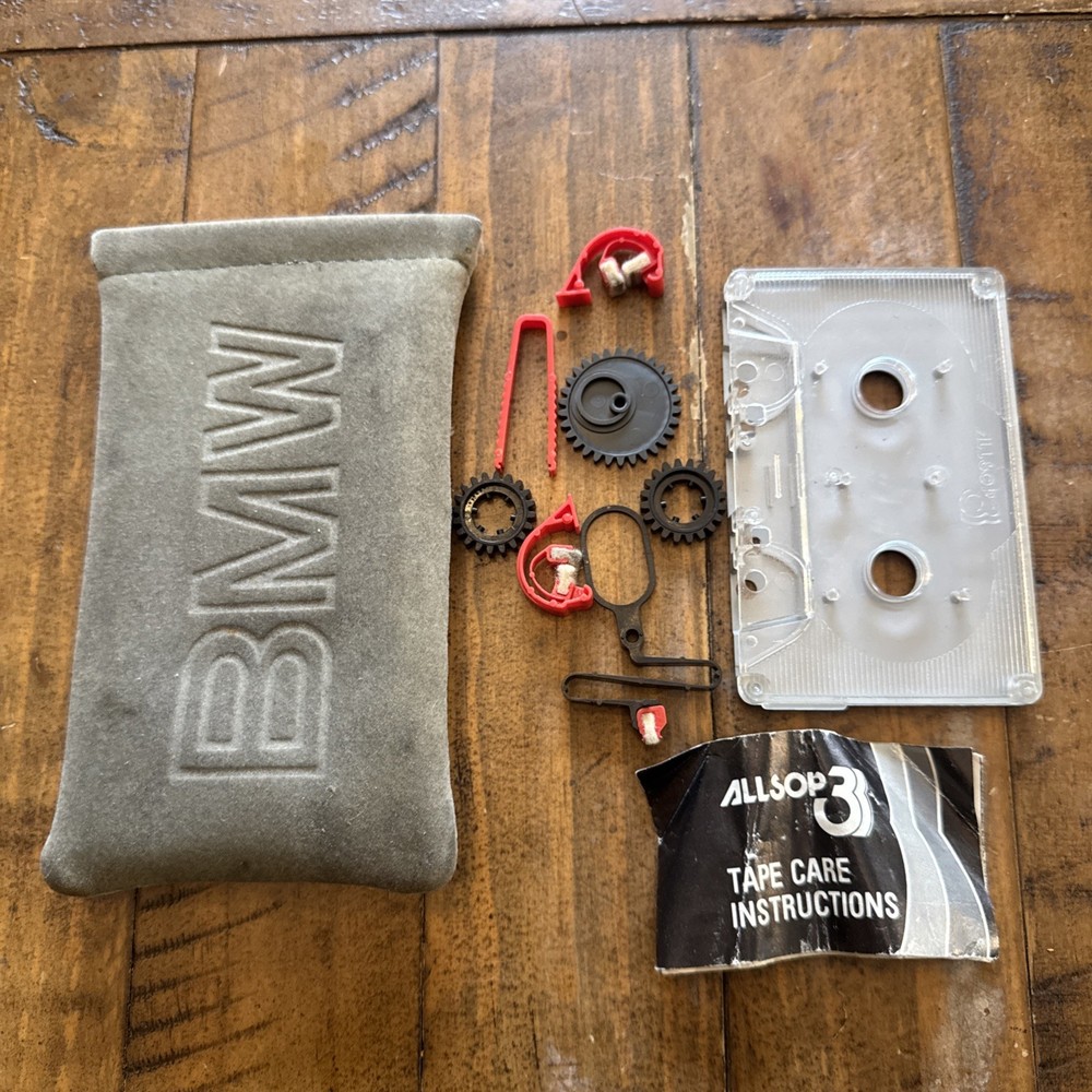 BMW Vintage Cassette Tape Deck Cleaner Kit & Instructions E30 E24 E28