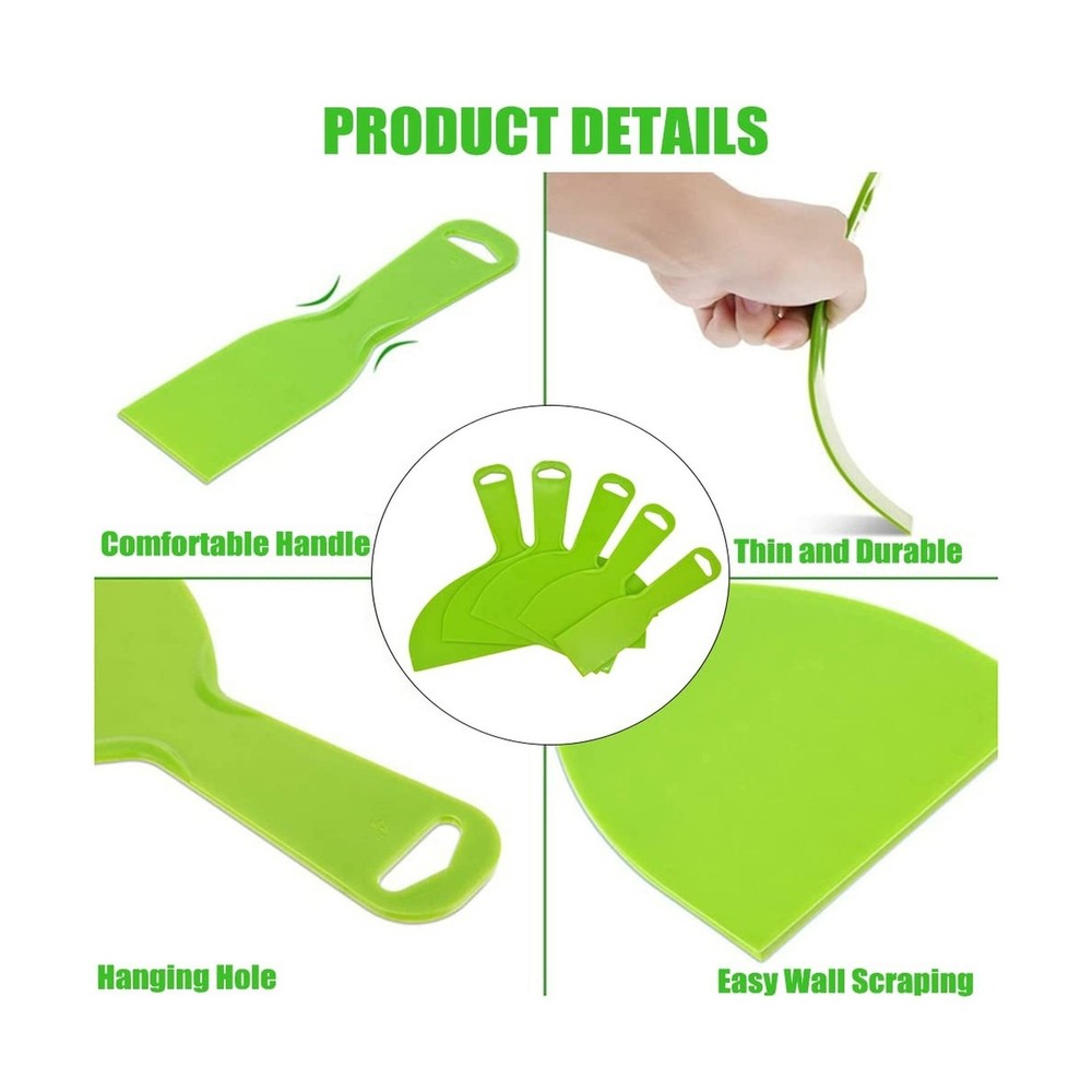 Utoolmart Putty Knife 10" Putty Scraper Large Size Flexible Paint Scraper Too...