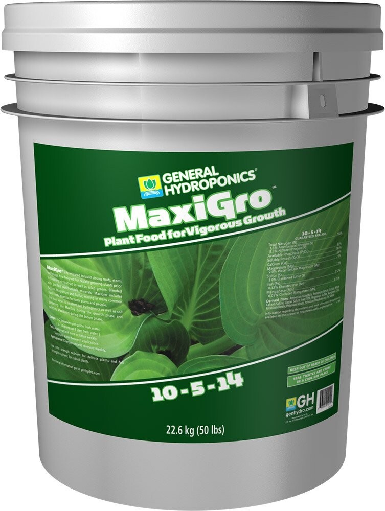 General Hydroponics MaxiGro - One Part Base Nutrient
