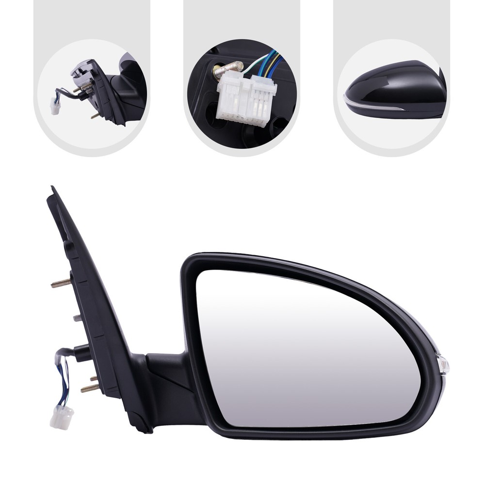 For Kia Optima 2016 2017 2018 Rearview Mirror Replace Right Passenger Side