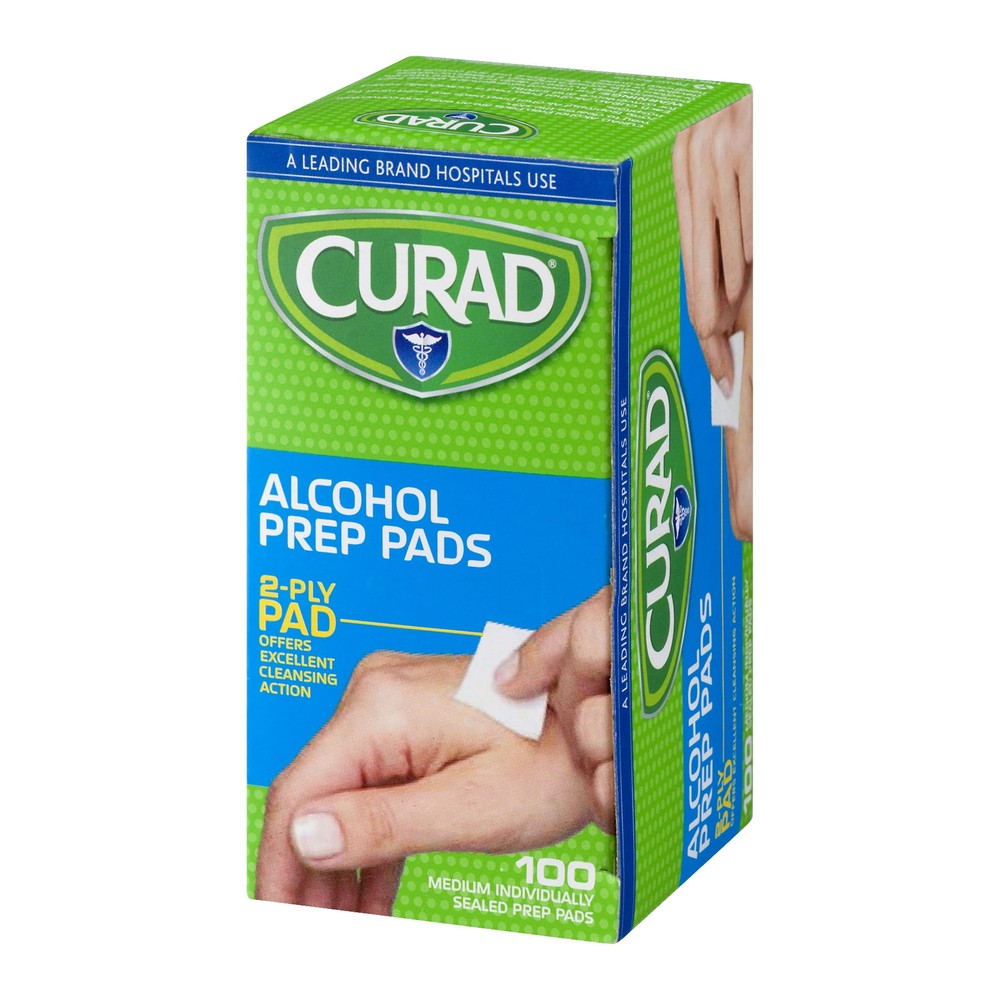 Curad Alcohol Prep Pads, 100 ct.