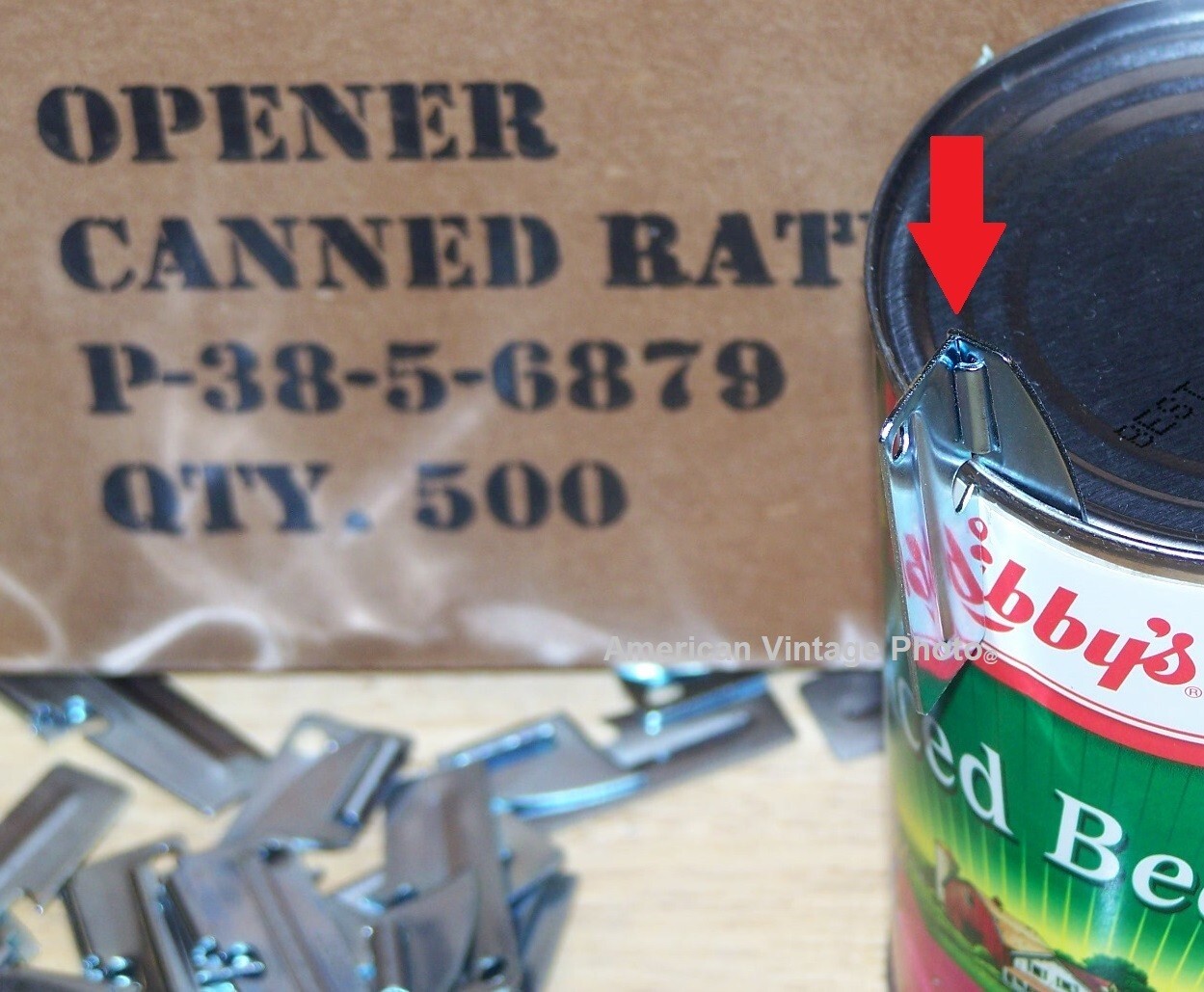 4 pk Original P-38 P38 & P-51 P51 Shelby Can Opener f Military Army USMC Scout