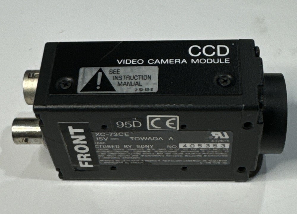 SONY XC-73CE MONOCHROME CCD VIDEO CAMERA MODULE MACHINE VISION 10.5-15VDC