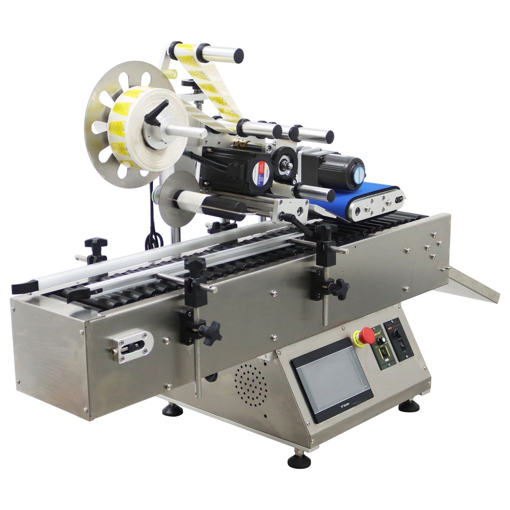 Horizontal Automatic Labeling Machine with Conveyor System for Bottles Labeling