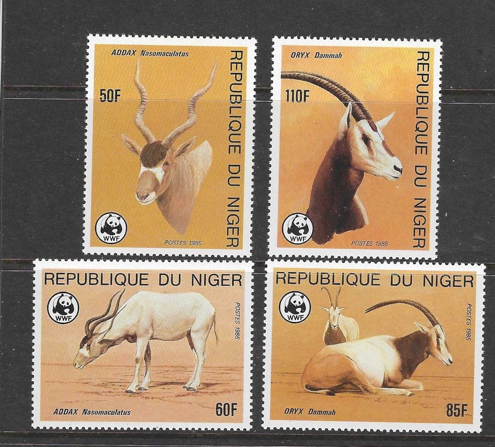 Niger 1985 animals wwf  (a287)