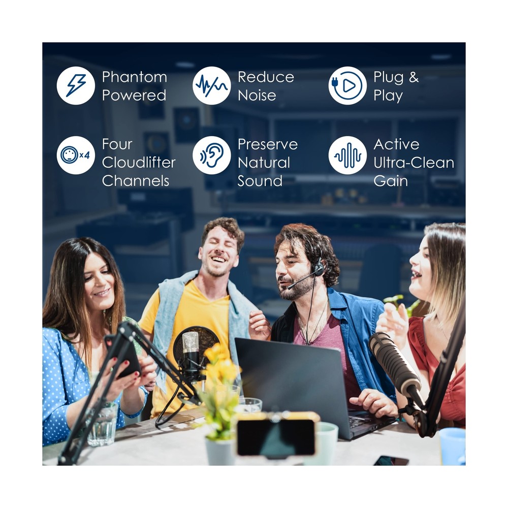 Cloud Microphones - Cloudlifter CL-4 Mic Activator - Ultra-Clean Microphone P...