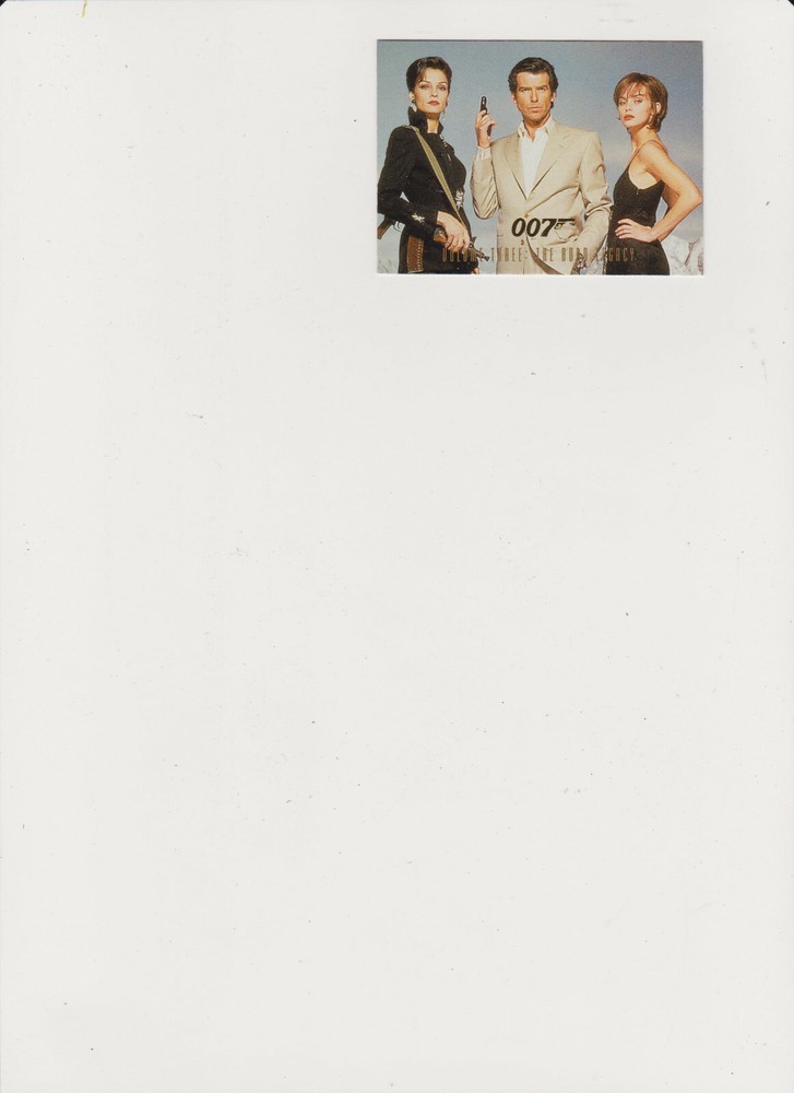 1996 007 Promo Card