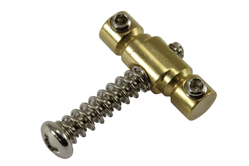 Individual Compensated Telecaster Saddle - Brass - 1/4" Offset Barrel