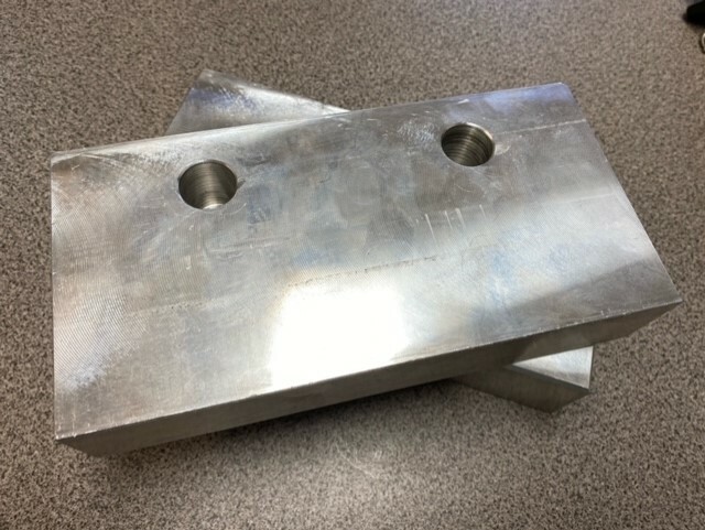 Aluminum Soft Vise Jaws 8"