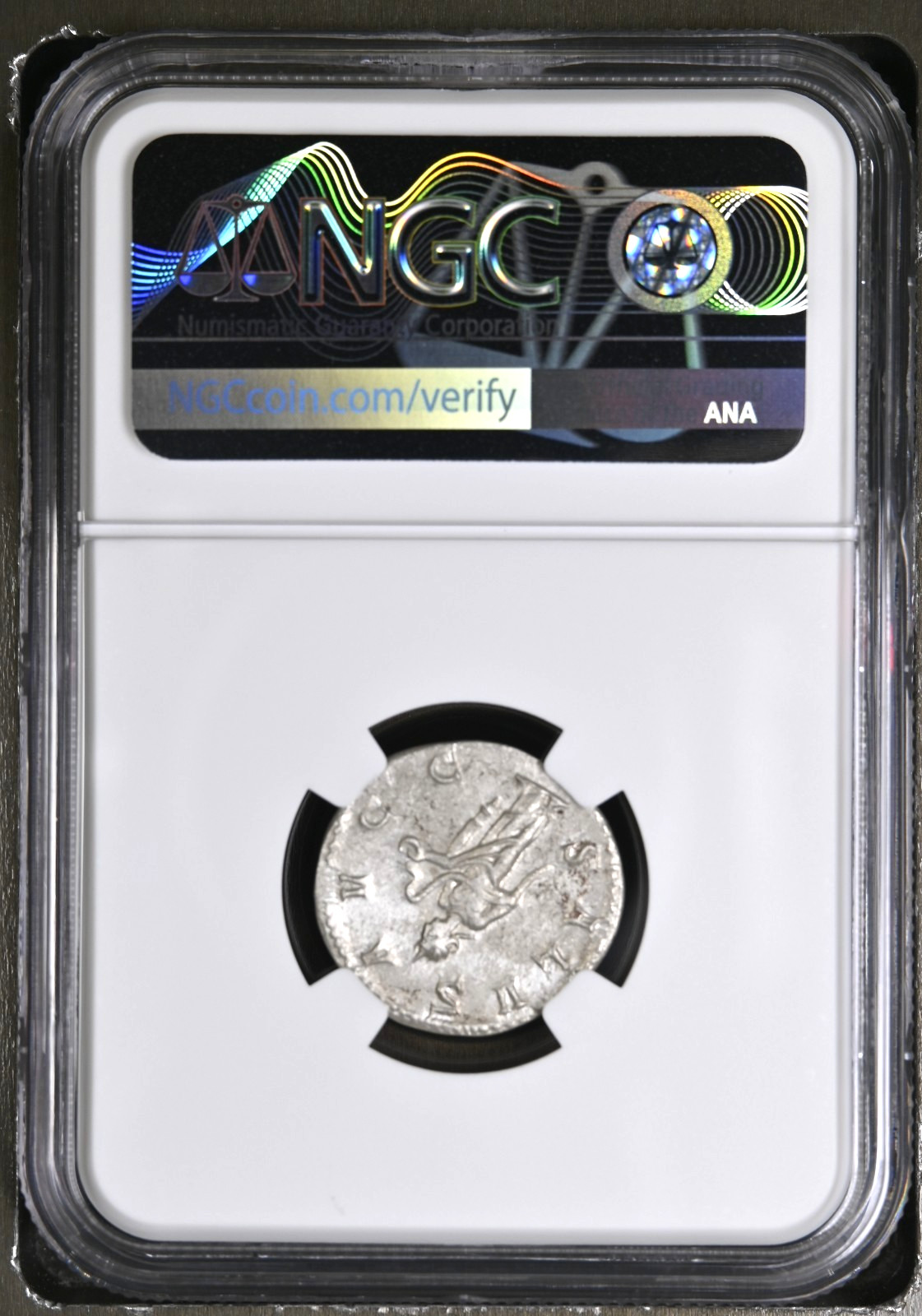 NGC XF Volusian, AD 251-253 ROMAN EMPIRE AR Double-Denarius Ancient Coin