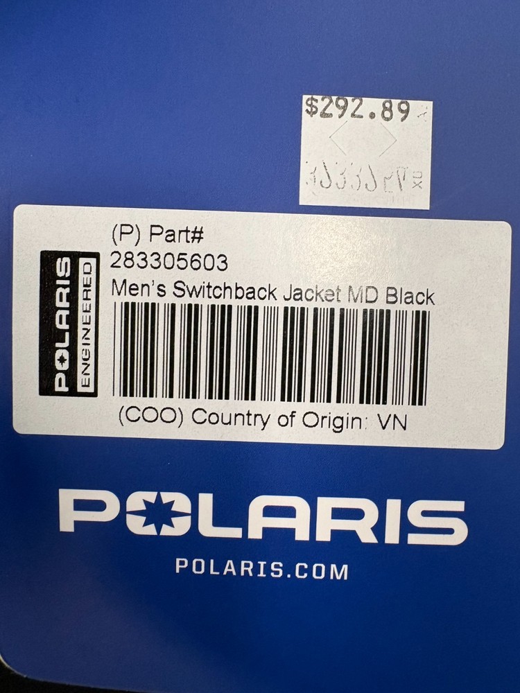 Polaris Switchback Jacket - Men's MD, Black 283305603