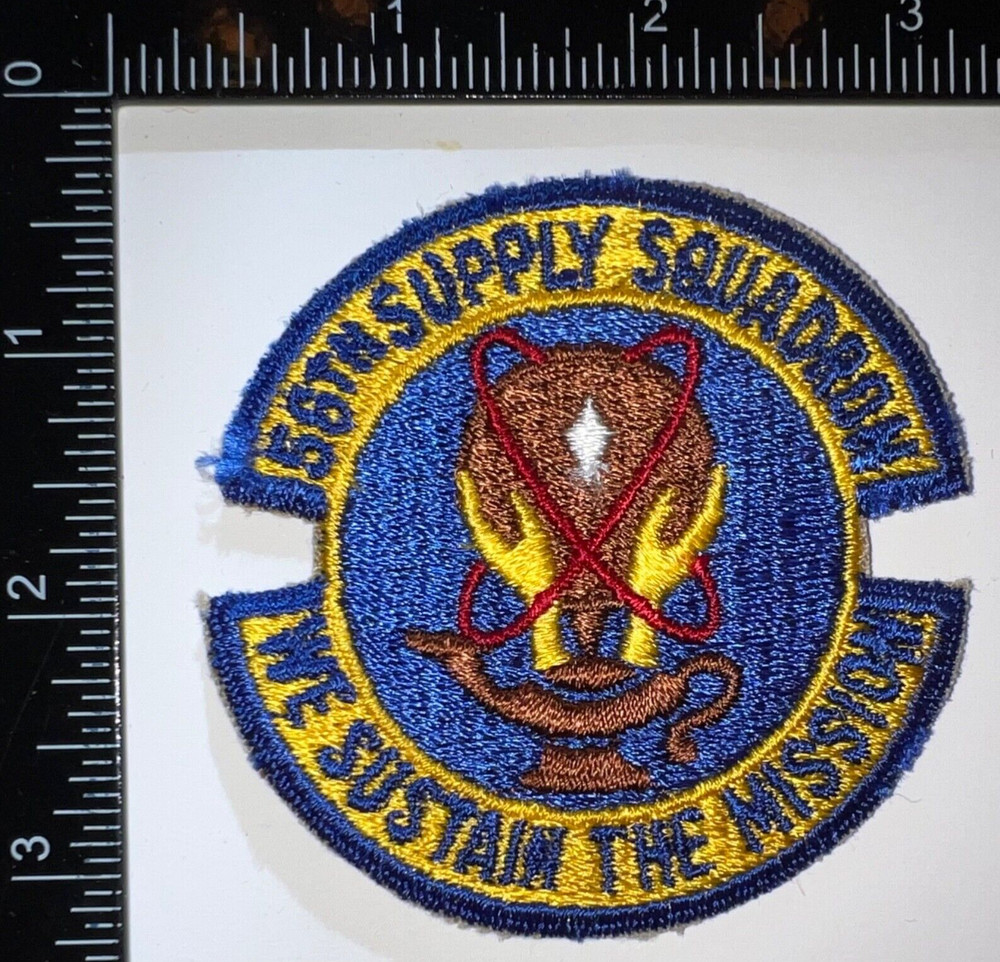 Cold War USAF US Air Force 56th Supply Squadron Patch