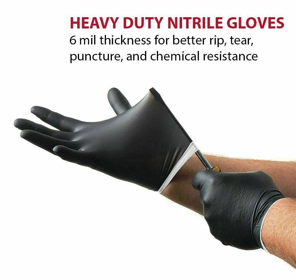 FREE SHIPPING! VENOM STEEL Nitrile Gloves Rip Resistant Size Fits Most 100 CT