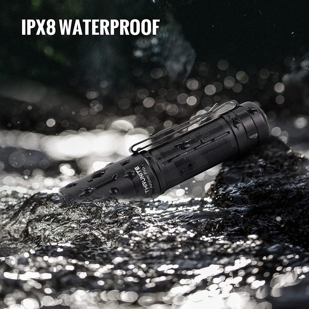 ThruNite EDC Flashlight Archer Pro, 1022 High Lumens Tail Switch LED Flashlight,