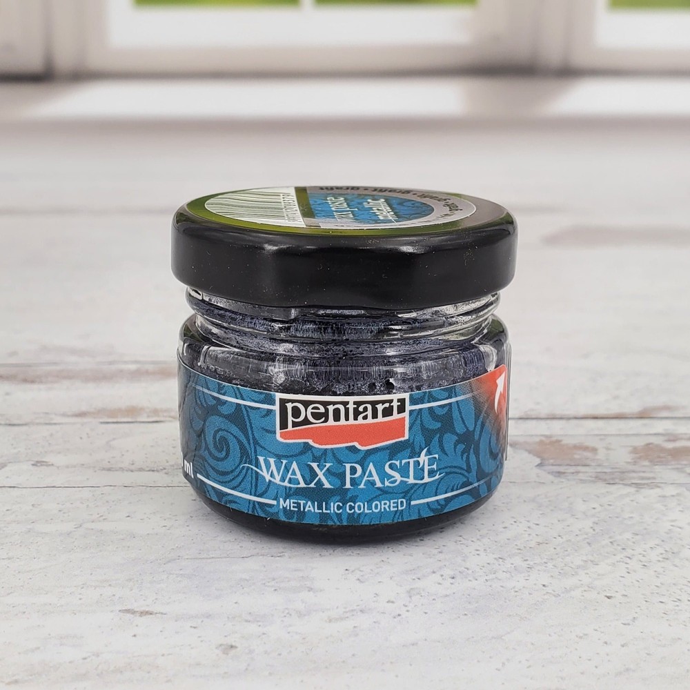 Graphite Metallic | Wax Paste| Pentart Oil Based Metallic Gilding Wax