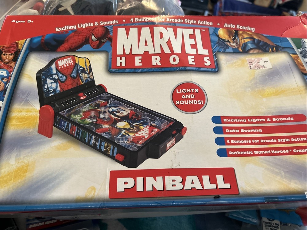 marvel pinball machine