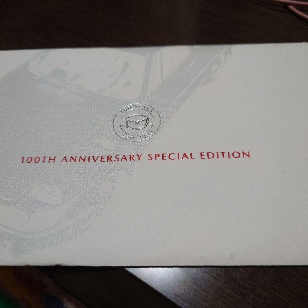 Mazd100th annIVersary card