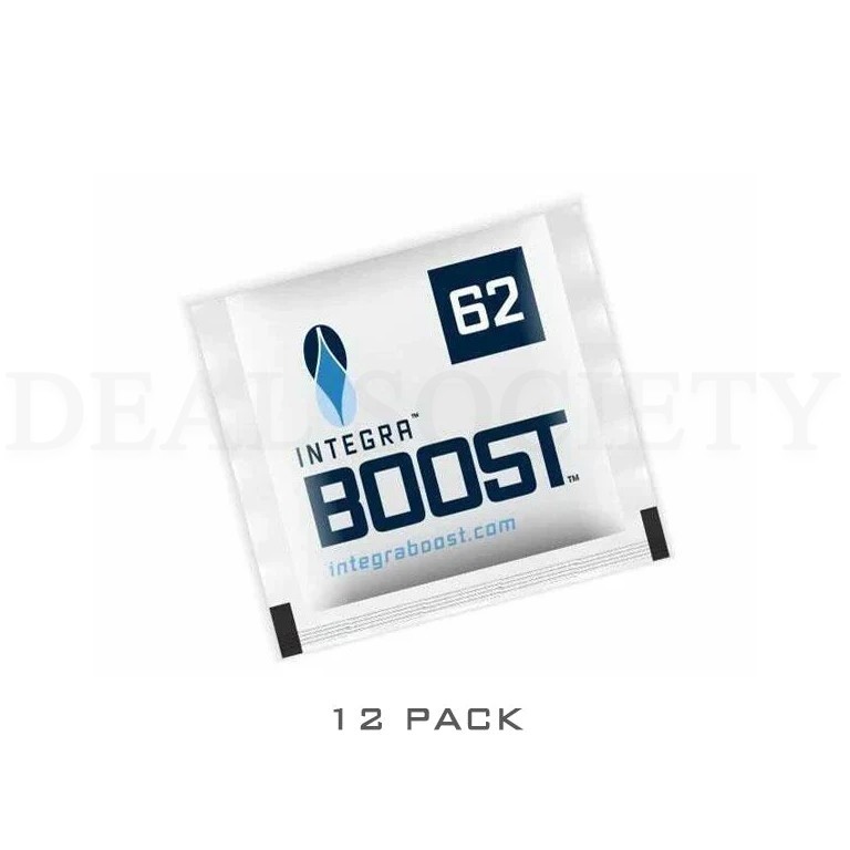 Integra Boost 2-Way Humidity Control 4 Gram - 62% RH - 12, 24, or 48 Pack
