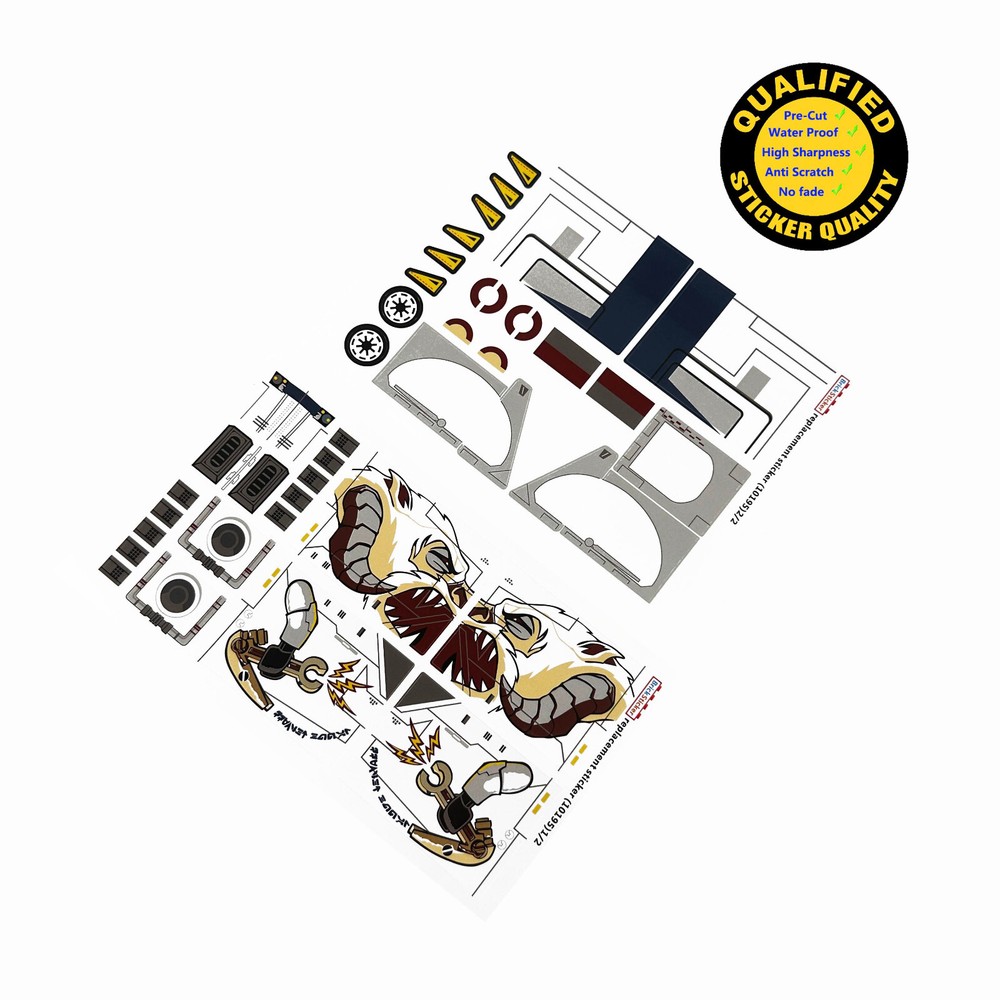 Replacement sticker for set 10195 Precut sticker