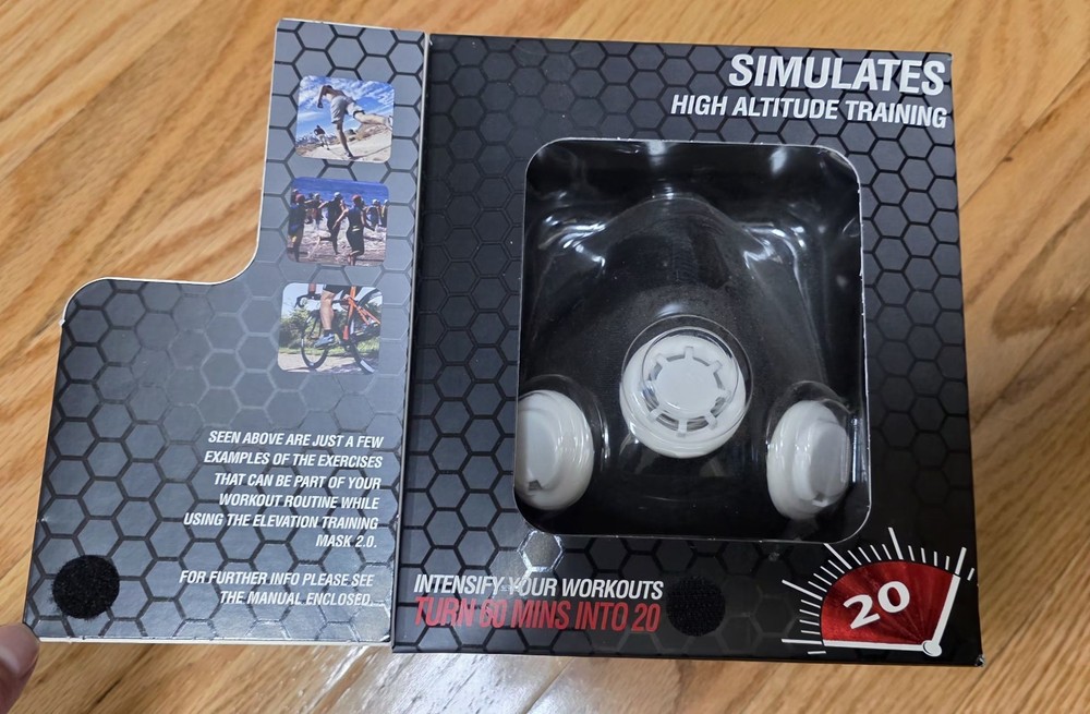 Elevation Training Mask Size M NEW-High Altitude Training Simulation