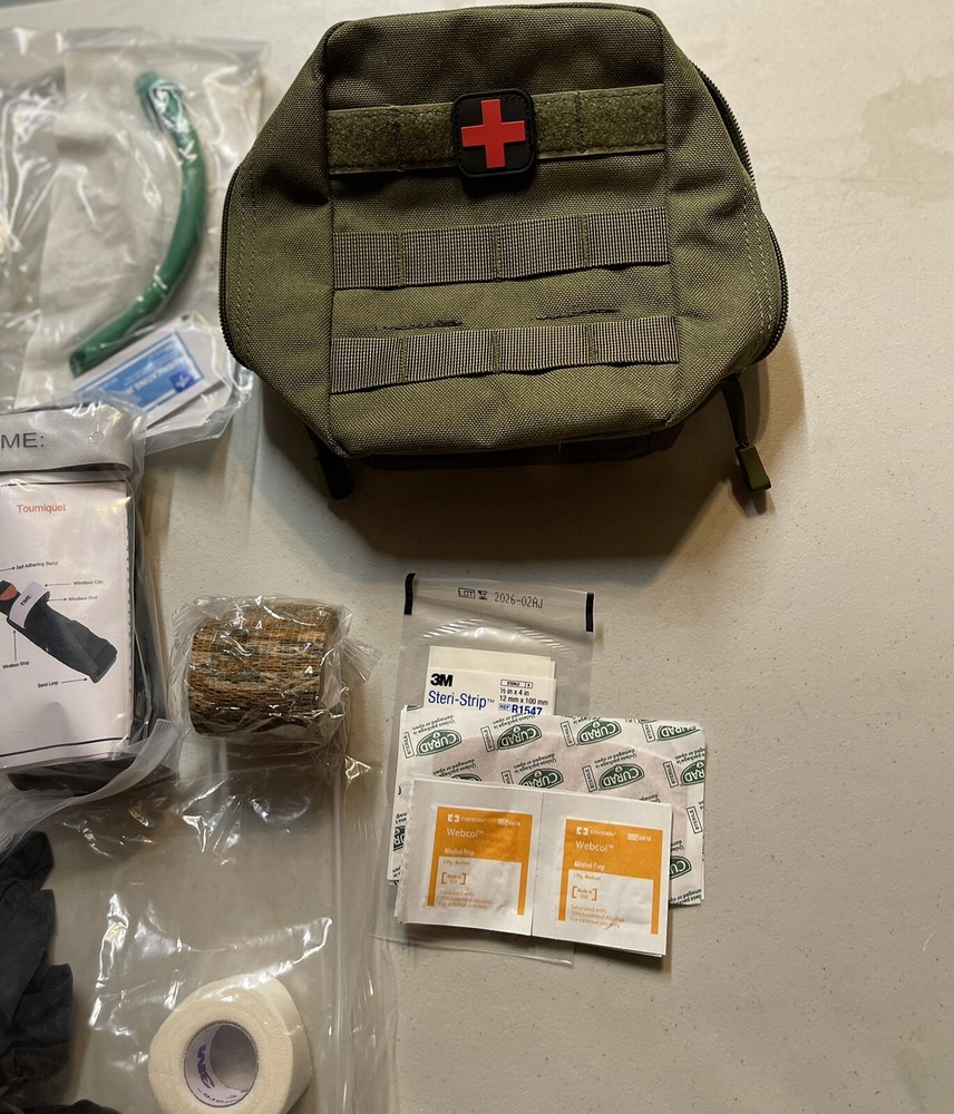 Bleeding Control Kit #stopthebleed. 2 torniquets, Israelli bandage, quick clot!
