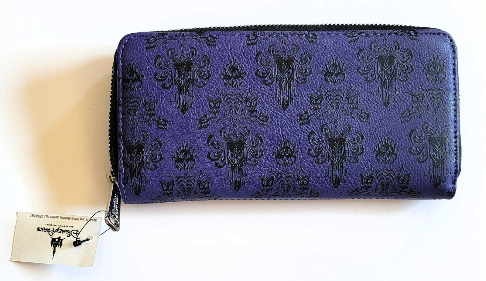 Loungefly Disney Parks Haunted Mansion Purple Wallpaper Wallet NEW Unused NWT
