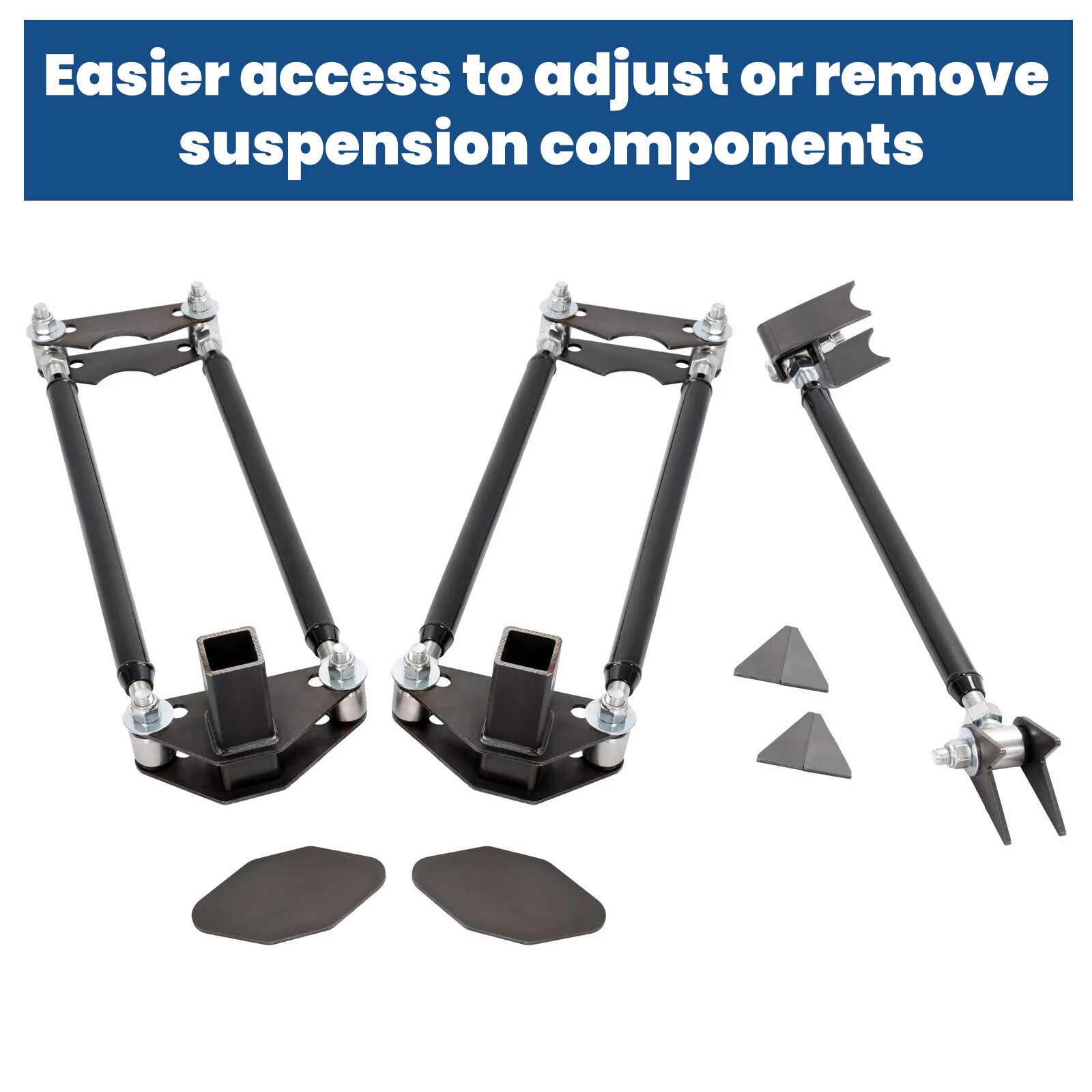 Screw-On Parallel 4 Link Suspension Hot Rod Rat Classic Car & Truck Universal