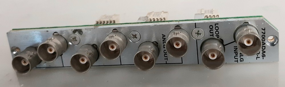 Evertz 7700-ADA6-EQ-L Backplane Analog Input/Output Loop Out