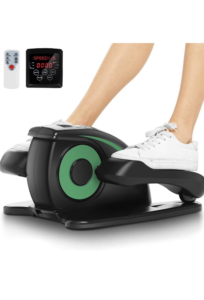 ANCHEER Under Desk Elliptical Machine Electric Seated Pedal Exerciser Mini