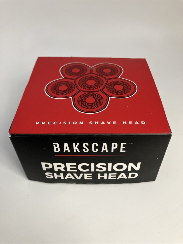 1 SEALED BAKSCAPE Replacement Precision Shave Heads