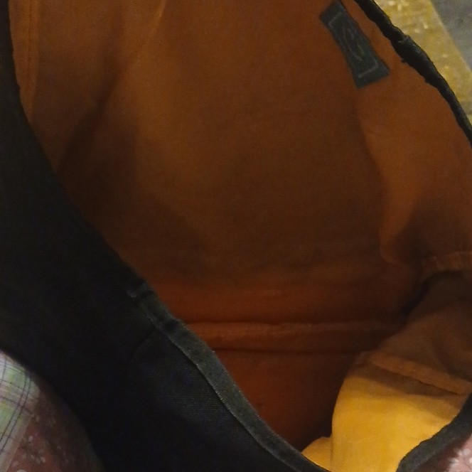SPY Tactical Backpack Black/Orange Buckle & Zip Closure Adjustable Straps Nylon