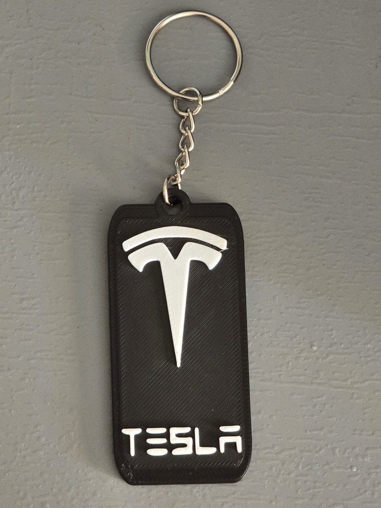 Tesla Keychain