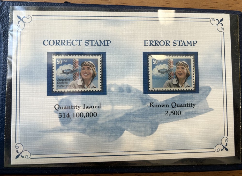 The Jacqueline Cochran Error Stamp