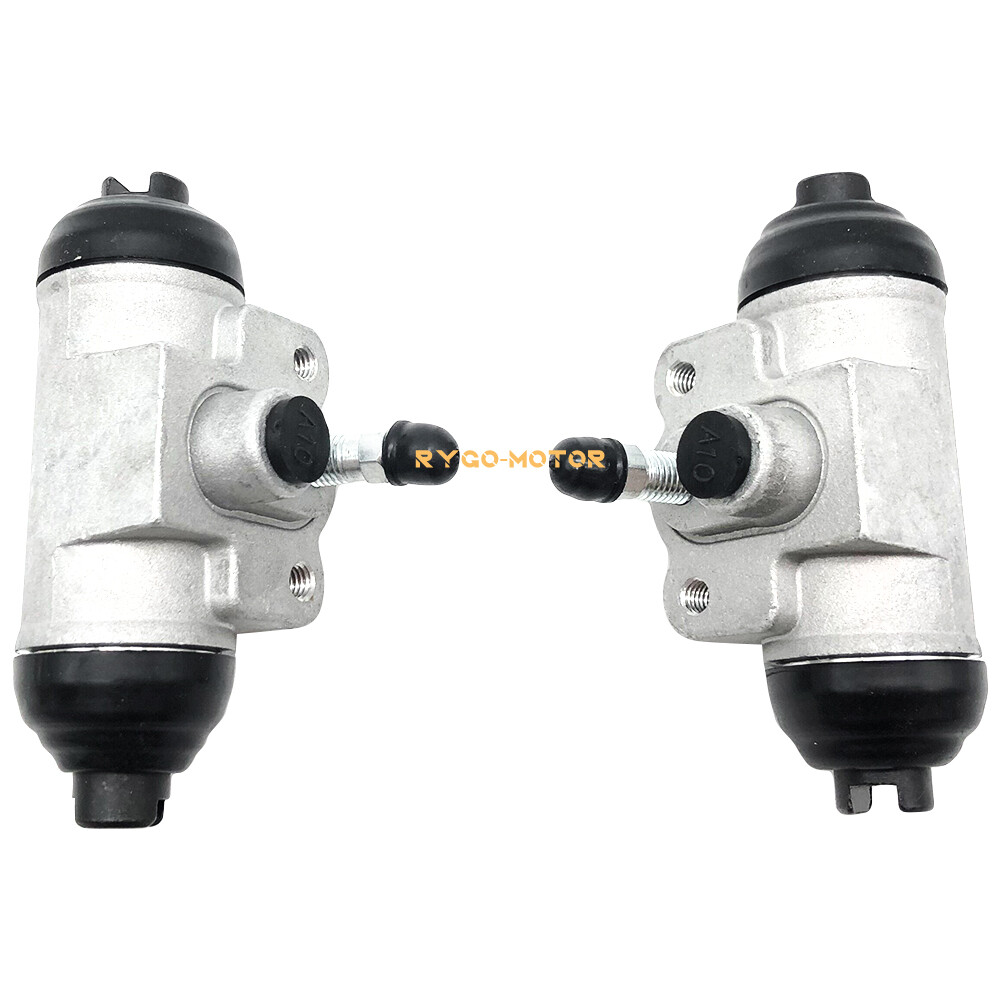 Front Rear Wheel Cylinder Brake w/Shoes for Kawasaki Mule 4000 4010 KAF620 09-21